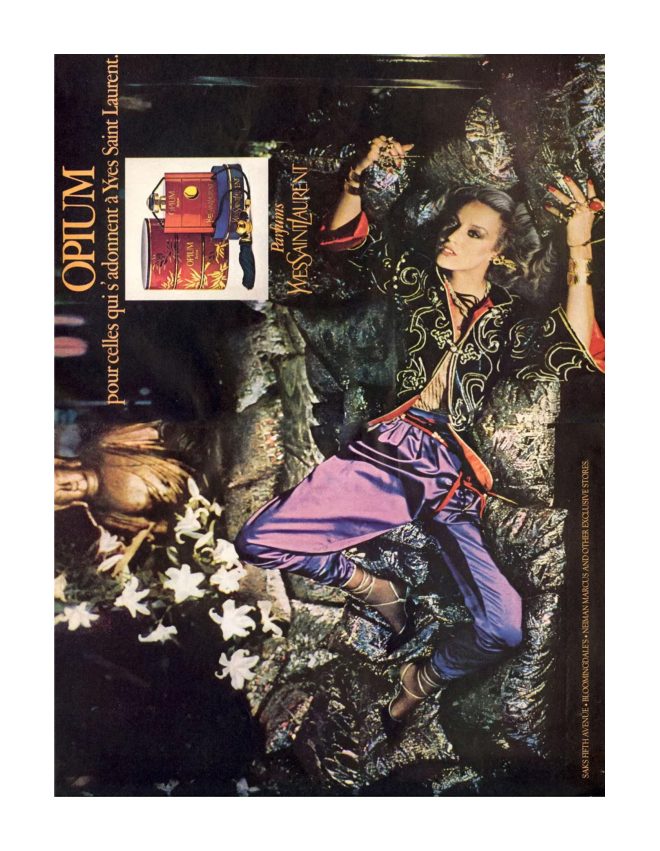 Archive campagne YSL Opium 1977